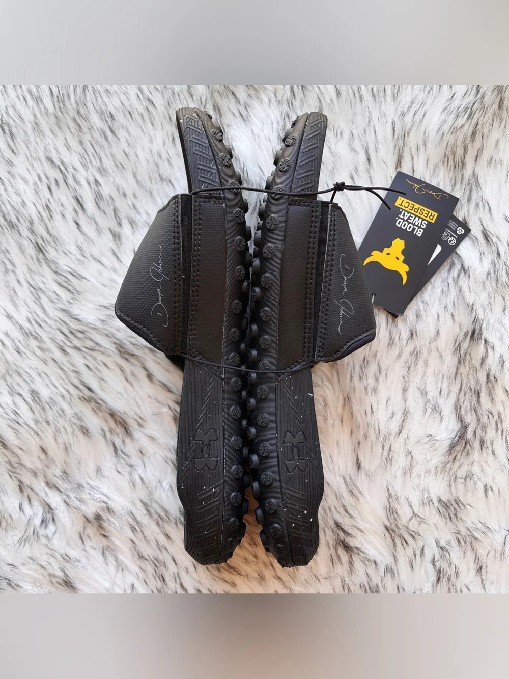 Under Armour Project Rock 3 Slide Adult Sandals Black